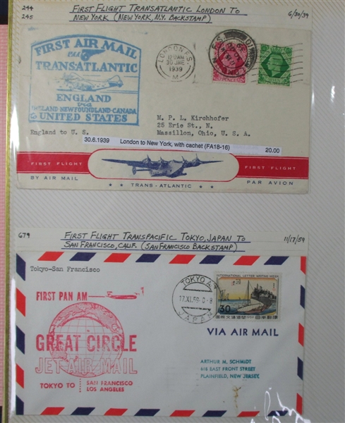 Airmail Postal History Volume 1 (Est $200-250)
