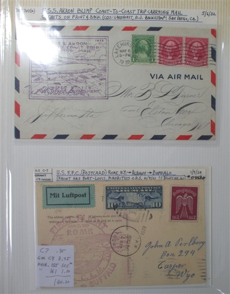 Airmail Postal History Volume 3 (Est $175-250)