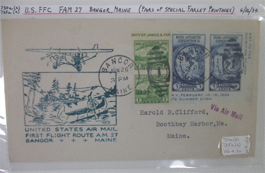 Airmail Postal History Volume 5 (Est $200-250)