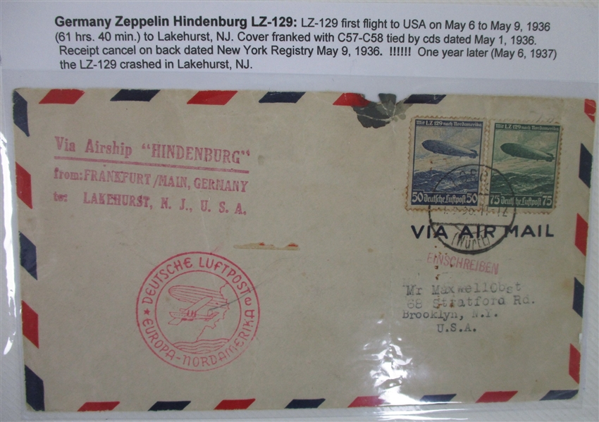 Airmail Postal History Volume 5 (Est $200-250)