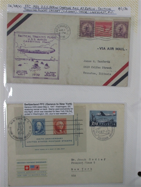 Airmail Postal History Volume 6 (Est $400-500)