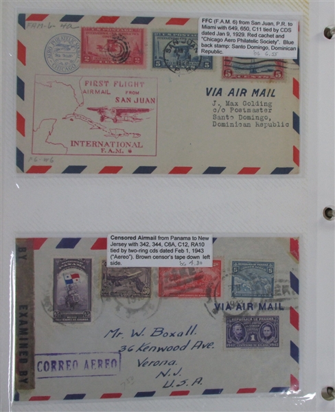Airmail Postal History Volume 6 (Est $400-500)