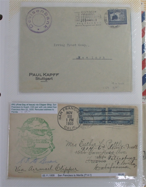 Airmail Postal History Volume 6 (Est $400-500)