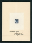 USA Scott 565P1 Large Die Proof on India, American Indian (SCV $1250)