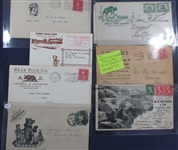 USA Illustrated Advertising Covers with Bears (Est $175-250)