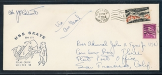 Commander J.F. Calvert Cover with Historical Letter (Est $175-250)