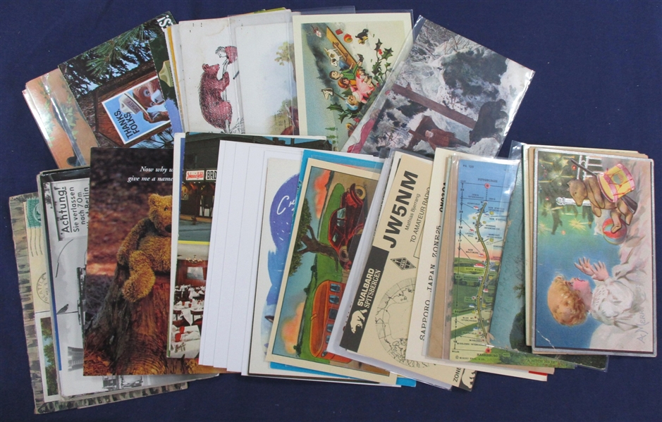 Postcards - Comic, Greeting, Etc - All Bear Related (Est $100-120)