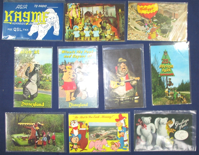 Postcards - Comic, Greeting, Etc - All Bear Related (Est $100-120)