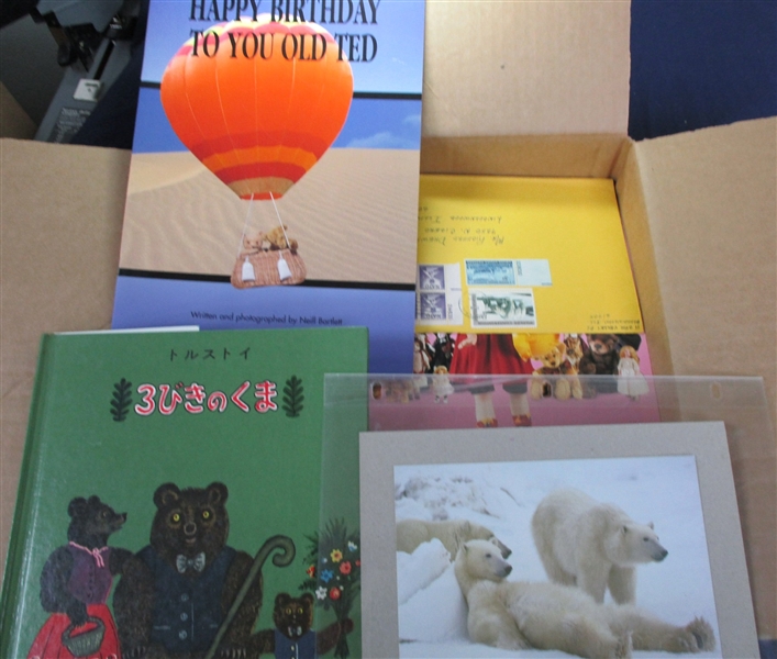 Medium Box of Ephemera - Mostly Bear Topical Related (Est $200-250)