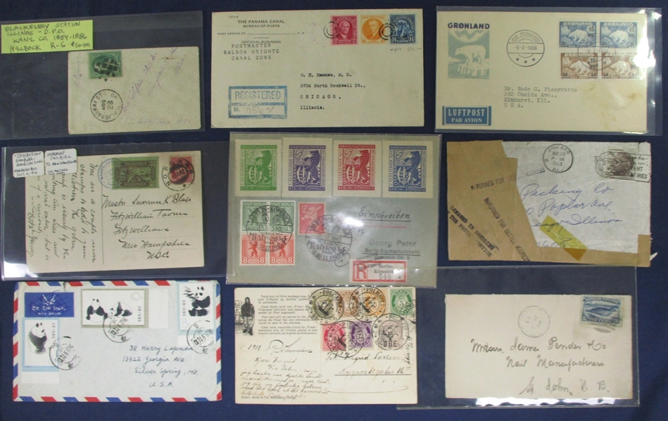 Worldwide Postal History - Mostly Bear Thematic (Est $250-350)