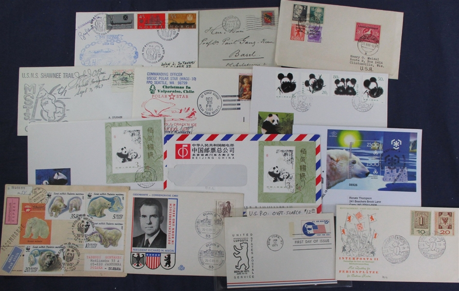 Worldwide Covers in a Medium Box (Est $150-200)