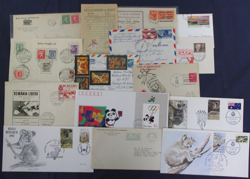 Worldwide Covers in a Medium Box (Est $150-200)