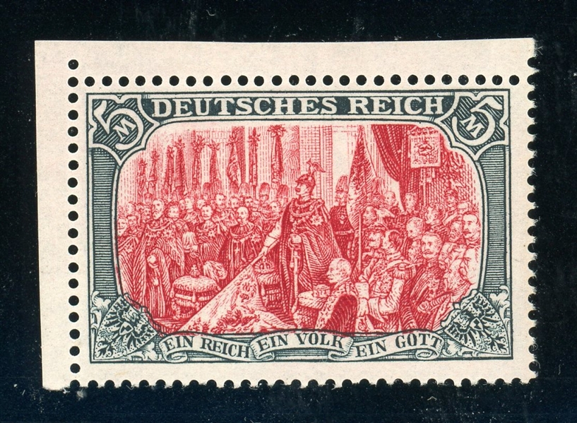 Germany Scott 78 MNH F-VF, 1902 5M High Value (SCV $675)