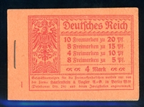 Germany Michel MH13A Complete Booklet (Mi €300)