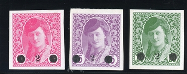 Yugoslavia Scott 1L43-1L45 MLH Complete Set, 1920 Surcharges (SCV $260)