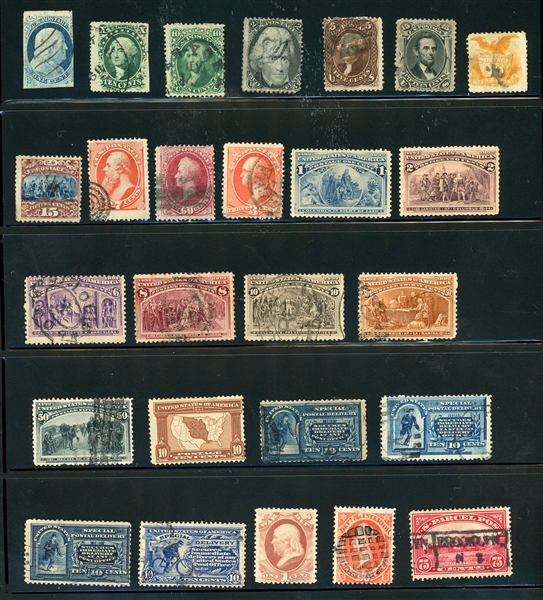 USA Mostly Used Selection - Very Mixed Condition (Est $200-250)
