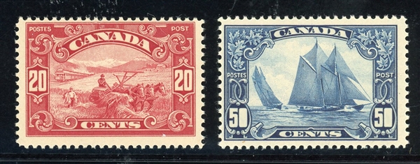 Canada Scott 157-158 MNH, 1929 Issues (SCV $610)