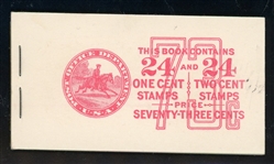 USA Scott BK89 Complete Booklet (SCV $125)