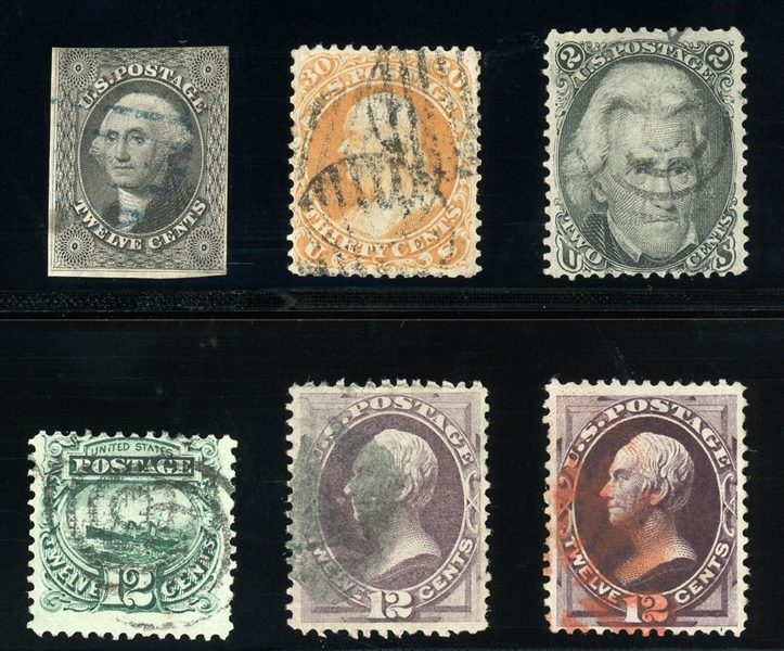 USA Small Accumulation of Used 19th Century (SCV $1045)