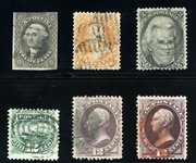 USA Small Accumulation of Used 19th Century (SCV $1045)