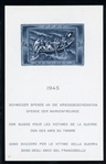 Switzerland Scott B143 MNH - 1945 Lifeboat Souvenir Sheet (SCV $225)