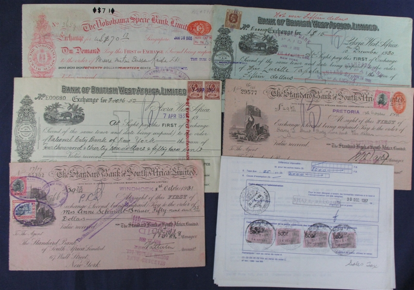 Worldwide Documents, Checks with Revenues (Est $125-150)