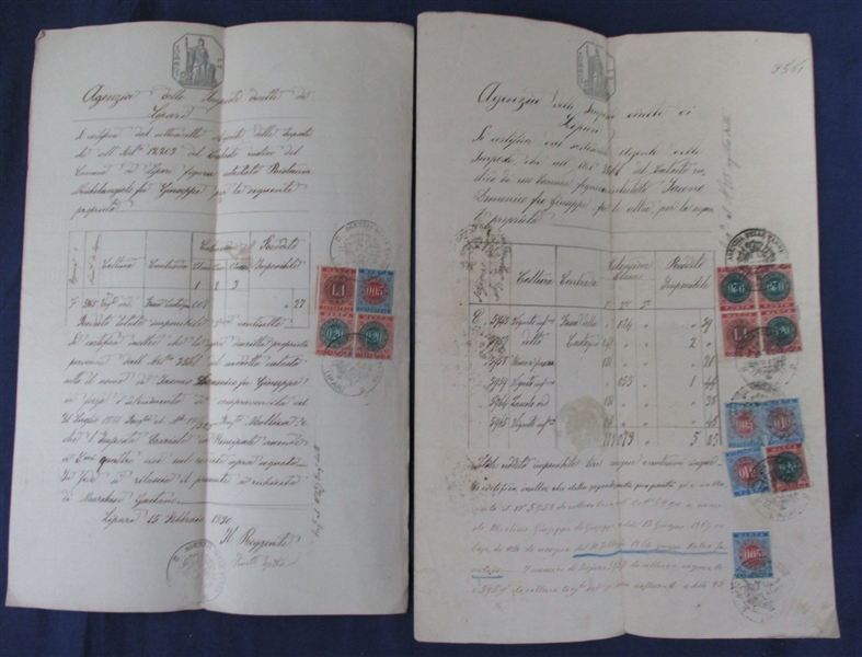 Worldwide Documents, Checks with Revenues (Est $125-150)
