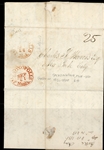 Michigan Postal History - 1838 Jacksonopolis DPO (Est $80-120)
