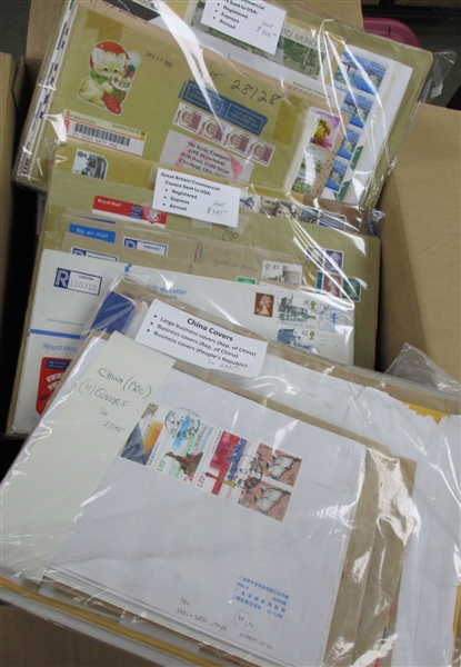 Large Box of Worldwide Covers (Est $150-200)