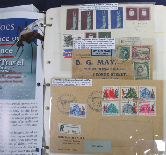 Foreign Registered Covers (Est $120-150)