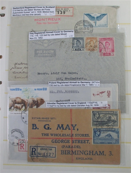 Foreign Registered Covers (Est $120-150)
