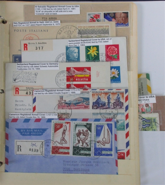 Foreign Registered Covers (Est $120-150)