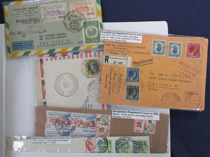Foreign Registered Covers (Est $120-150)