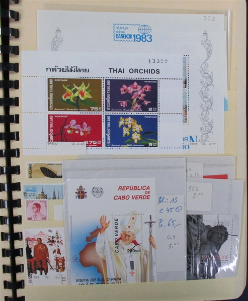 Old Elbe Stockbook Holding Foreign - Mostly Pre-1980 (Est $250-300) 
