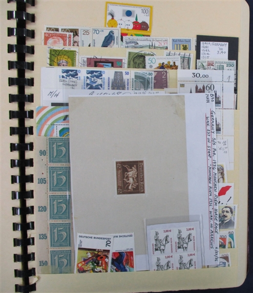 Old Elbe Stockbook Holding Foreign - Mostly Pre-1980 (Est $250-300) 