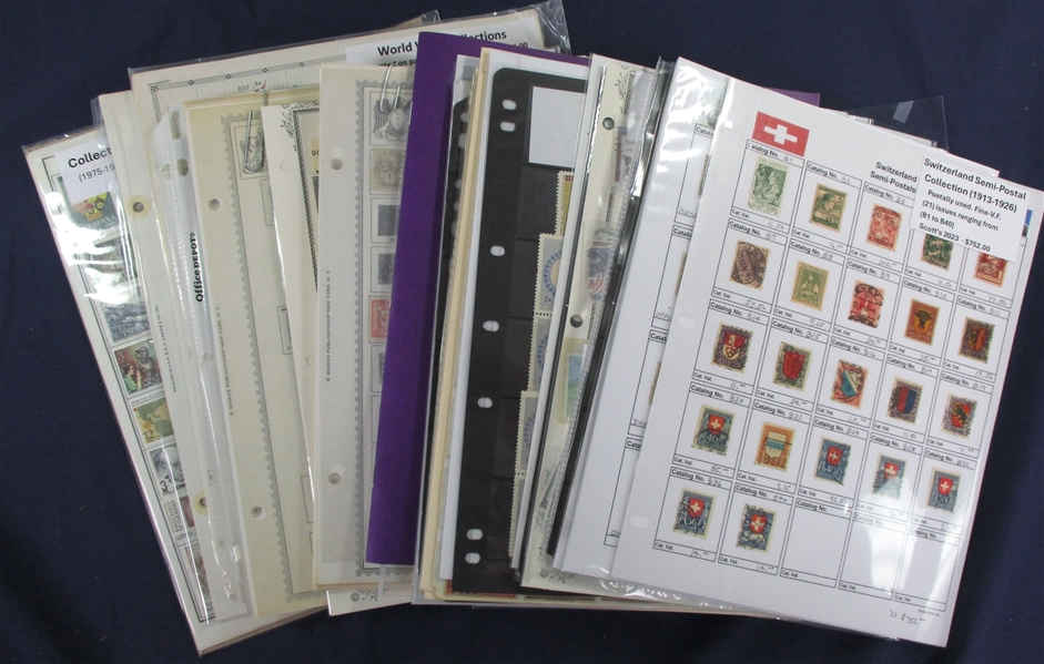 Box of Foreign Country Collections (Est $600-800)