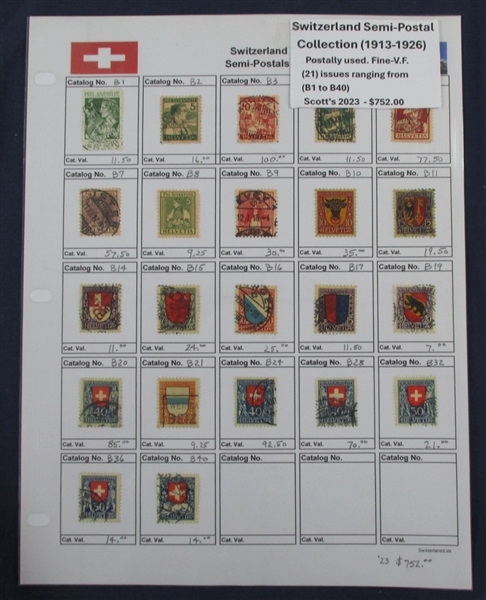 Box of Foreign Country Collections (Est $600-800)