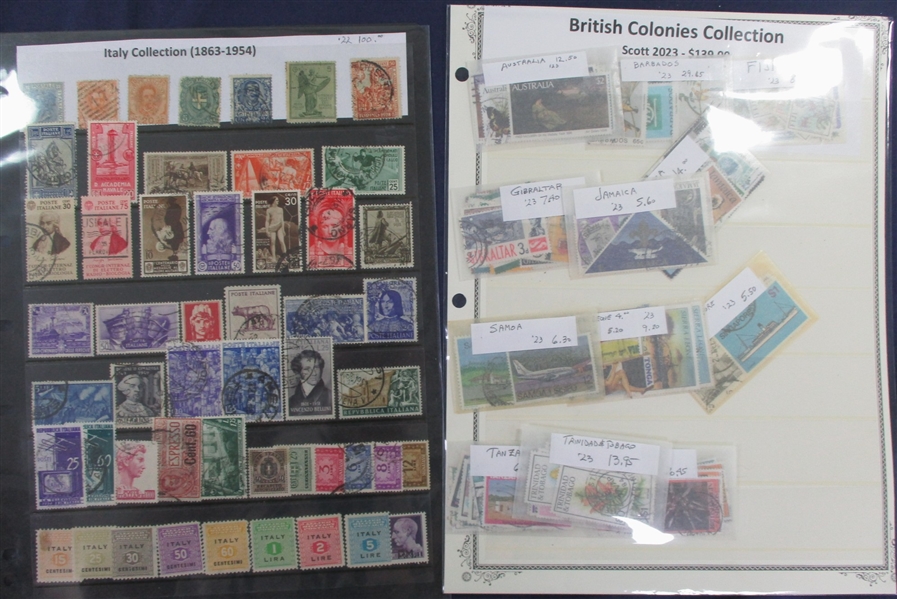 Box of Foreign Country Collections (Est $600-800)