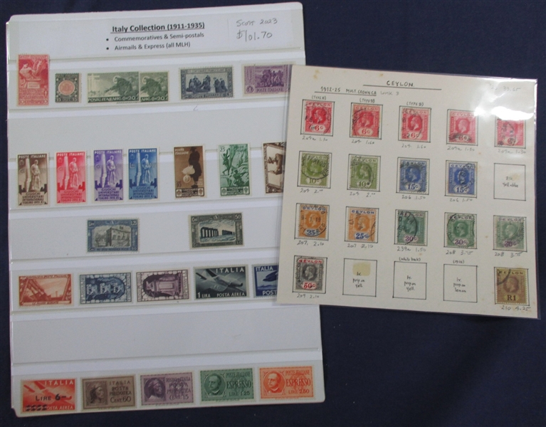 Box of Foreign Country Collections (Est $600-800)