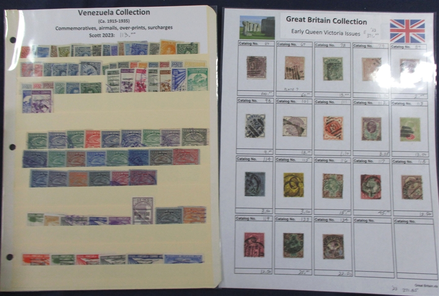 Box of Foreign Country Collections (Est $600-800)