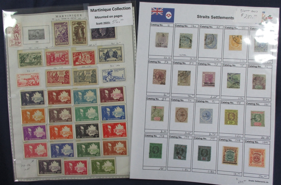 Box of Foreign Country Collections (Est $600-800)