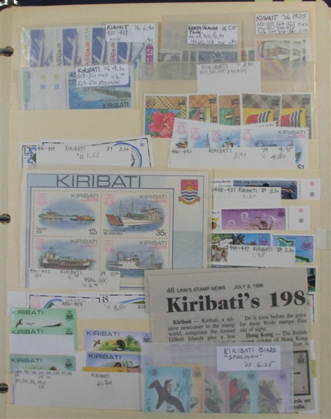 British Colonies Collection/Accumulation on Stockpages in 5 Binders (Est $2000-3000)