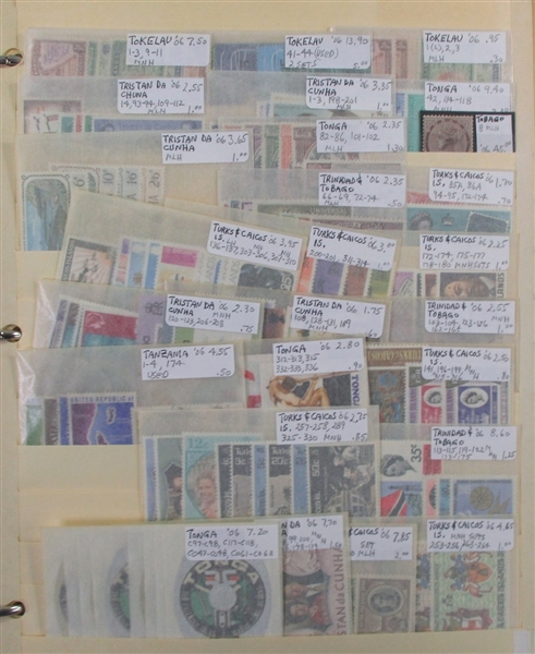 British Colonies Collection/Accumulation on Stockpages in 5 Binders (Est $2000-3000)