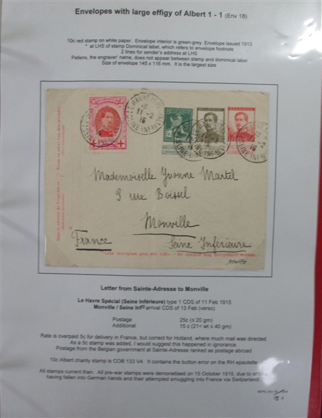 Belgium Pre-1900 Postal Stationery Collection (Est $300-400)