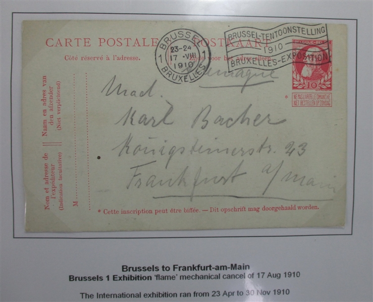 Belgium Pre-1900 Postal Stationery Collection (Est $300-400)