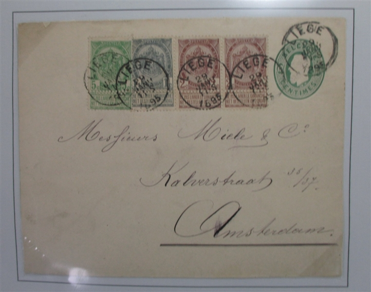 Belgium Pre-1900 Postal Stationery Collection (Est $300-400)