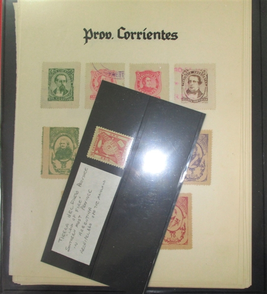 Argentina Large Collection of Revenues, Telegraphs, and Charity Stamps (Est $200-300)