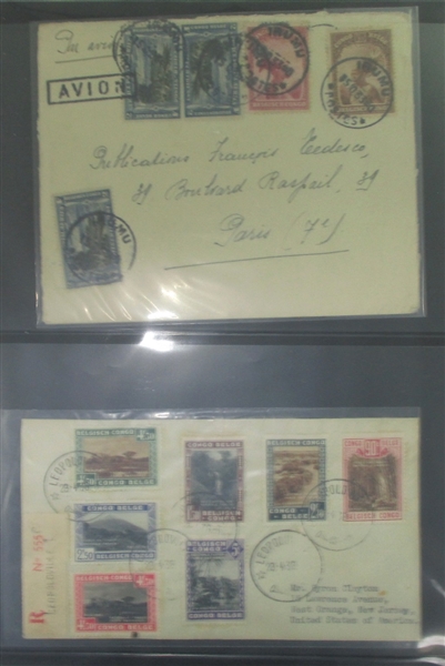 Belgian Congo Cover Collection (Est $100-150)