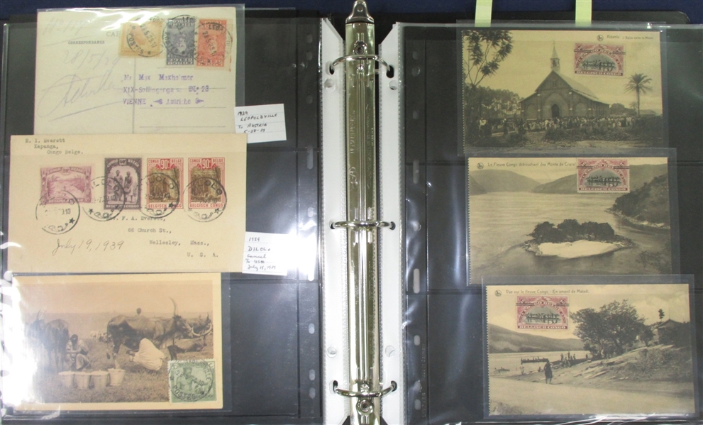 Belgian Congo Cover Collection (Est $100-150)