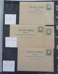 Azores Early Postal Stationery Group (Est $75-100)